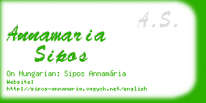 annamaria sipos business card